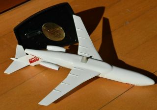 Vintage 1/200 Air Jet DHL Worldwide Boeing 727 - 100 Desktop Airplane Model 7