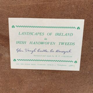 Landscapes of Ireland,  in Irish Handwoven Tweeds Landscape By M.  P.  Colohan Vtg 8