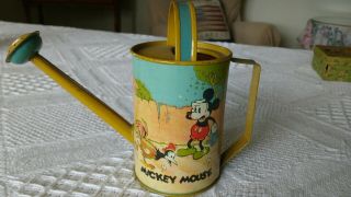 Antique Vintage Disney Mickey Mouse Watering Can With History?