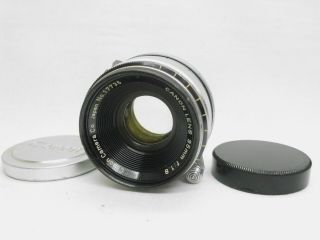 [ Rare Exc,  ] Canon 35mm F/1.  8 Leica Screw Mount Ltm L39 Mf Lens From Japan