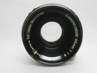 [ Rare EXC,  ] Canon 35mm f/1.  8 Leica Screw Mount LTM L39 MF Lens from JAPAN 4
