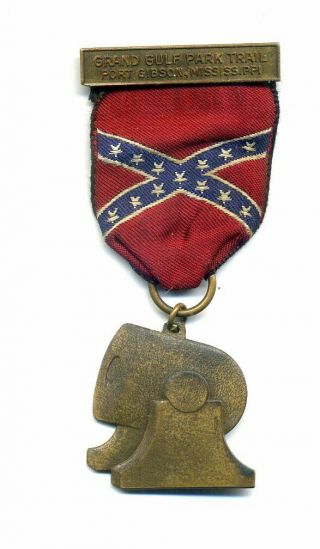 Vintage Civil War Port Gibson Mississippi Grand Gulf Park Trail Commemor.  Medal