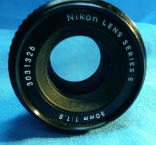 Vintage Nikon FM2 Film Camera with Nikon Lens Series E 50mm 1:1.  8 7
