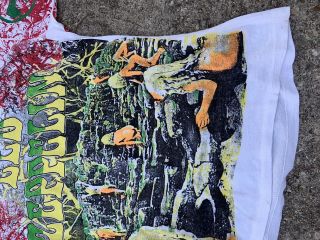 Led Zeppelin All Over Print Shirt Size XL Rare Vintage Metallica Iron Maiden Vtg 2