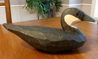 Robert Arthur Daley Wood Carved Artist Signed Esquire Duck Decoy " Bob Daley "