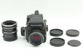 [mint - / Rare Sample] Mamiya M645,  80mm F2.  8,  Auto - Ext Ring From Japan 10369