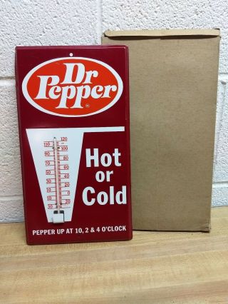 Vintage Nos Dr.  Pepper Thermometer