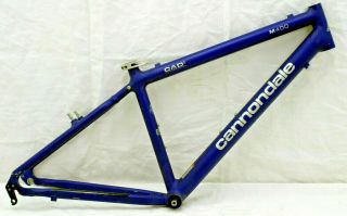 Cannondale M400 Vintage Mtb Bike Frame M 16 " 26 " Hardtail Canti Usa Made Charity