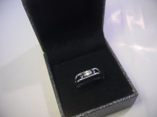 Vintage 18 Ct Gold Diamond & Sapphires Ring - Unusual Size M - Fantastic
