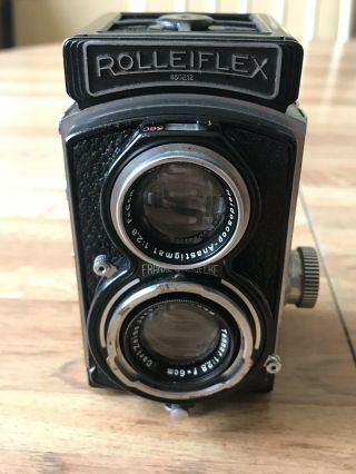 Very Rare Rolleiflex 4x4 2.  8 War Model 1941 - 1944 Type 2 Tlr Camera