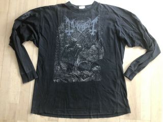 Mayhem Vintage Longsleeve Shirt 1999 Tour Cannibal Corpse Marduk Slayer