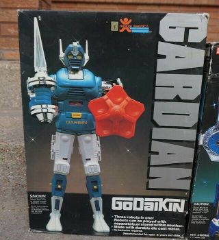 Bandai Godaikin Gardian Vintage Robot Set Nr 1982 Dx Gordian