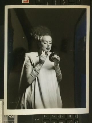 Elsa Lanchester,  " Bride Of Frankenstein " Vintage Press Photo 50