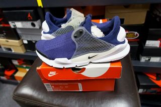 Nike Sock Dart Kjcrd Size 8 Blue Retro Og Vtg Vintage Running