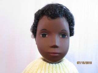 16 " Vintage 318 Sasha Doll Caleb,  Black Hair Brown Eyes