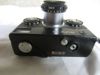 Rollei 35 Vintage 35mm camera & Matching Flash Carl Zeiss Tessar Lens 2
