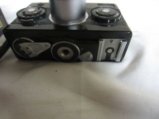 Rollei 35 Vintage 35mm camera & Matching Flash Carl Zeiss Tessar Lens 3