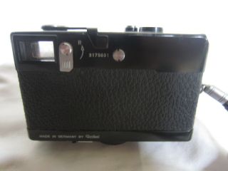 Rollei 35 Vintage 35mm camera & Matching Flash Carl Zeiss Tessar Lens 4