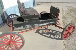 Antique Horse Drawn Buggy Carriage Wagon parade party antique wheels 10