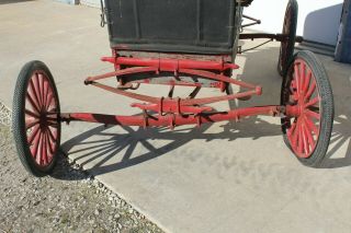 Antique Horse Drawn Buggy Carriage Wagon parade party antique wheels 11
