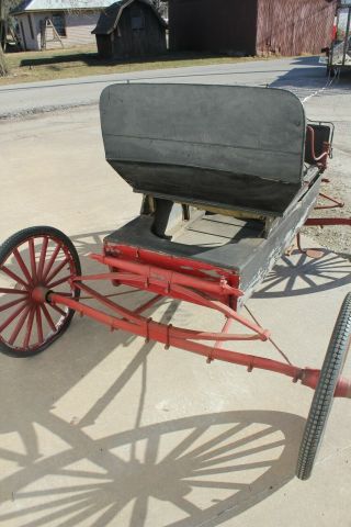 Antique Horse Drawn Buggy Carriage Wagon parade party antique wheels 6