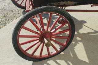 Antique Horse Drawn Buggy Carriage Wagon parade party antique wheels 7