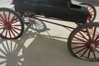 Antique Horse Drawn Buggy Carriage Wagon parade party antique wheels 9