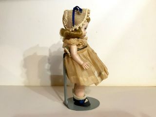 Vintage 1953 Madame Alexander - Kins Doll With Stand & Tagged Dress 3