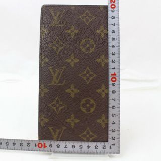Authentic Vintage Louis Vuitton Long Wallet Browns Monogram 1103046 2