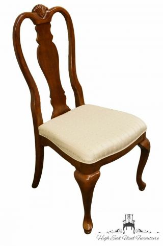 BERNHARDT FURNITURE Solid Cherry Queen Anne Dining Side Chair 2