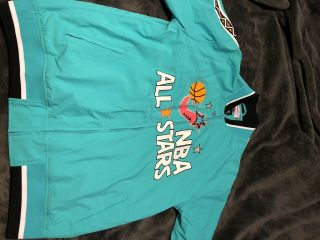 Mitchell & Ness 1996 Authentic Nba All Star Game Vintage Warm Up Jacket.  Sz Xl