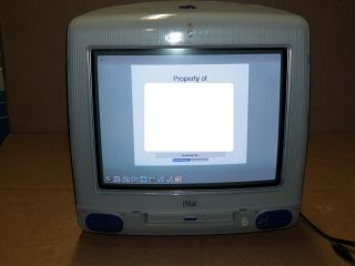 Vintage 1999 Apple Grape Imac G3 333 Mhz With Issues -
