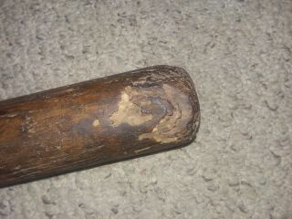 ANTIQUE c.  1905 JF HILLERICH AND SON VINTAGE BASEBALL BAT 34 inches 5