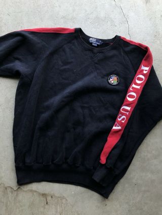 Vintage Polo Ralph Lauren Polo Usa Sweater Cookie 1992 Large Snow Beach 5