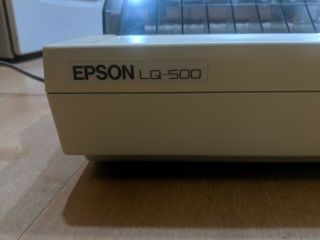 EPSON LQ - 500 Vintage Dot Matrix Printer Model P78PA READ 7