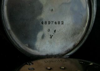 OMEGA Antique 1915 Mens Large Wristwatch Metal Dial 8