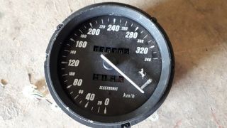 Vintage Gauges Parts - Ferrari Speedometer Gauge Veglia Borletti -