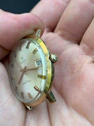 Vintage Men ' s Hamilton Masterpiece watch electronic 10k gold filled watch 2