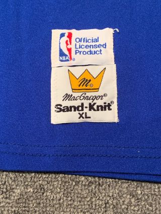 Vintage Patrick Ewing York Knicks Sand - Knit Basketball Jersey XL 33 NBA 2