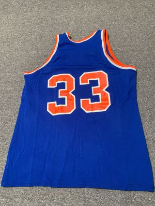 Vintage Patrick Ewing York Knicks Sand - Knit Basketball Jersey XL 33 NBA 4