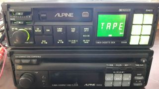Vintage /////alpine 7390m Tuner/cassette Deck
