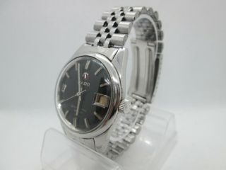 VINTAGE RADO GREEN HORSE KINGSIZE DATE STAINLESS STEEL AUTOMATIC MENS WATCH 3