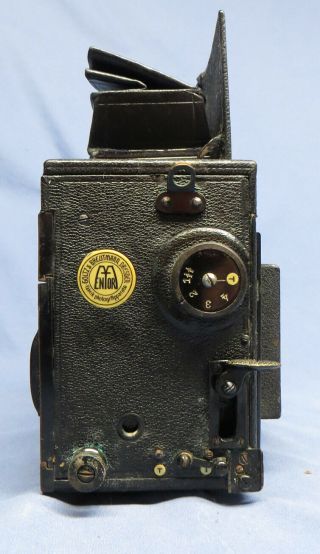 Rare Goltz & Breutmann Mentor Stereo Reflex Camera Carl Zeiss 7.  5cm f/4.  5 Lenses 7