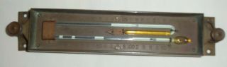 Hohmann Maurer Us Navy Standard Thermometer.  Brass,  Superbly Made
