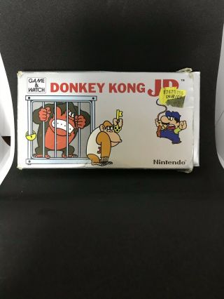 Vintage Nintendo Game & And Watch Donkey Kong Jr.  Handheld Dj 101 Japan.