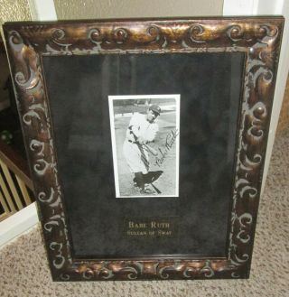 Babe Ruth Signed Photo Wow Rare Find