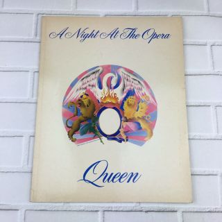 Queen - Official Vintage A Night At The Opera Sheet Music Book (1976) - Mega Rare