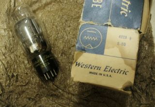 Western Electric 422a Rectifier Vacuum Tube,  1960 Vintage,  Ok