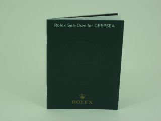 Rolex Vintage Sea - Dweller Deepsea Instruction Booklet 2009
