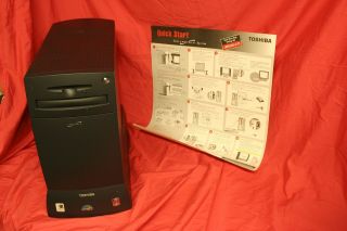 Toshiba Infinia 7201 Vtg Desktop Computer Pentium MMX Windows 95 VERY RARE 8